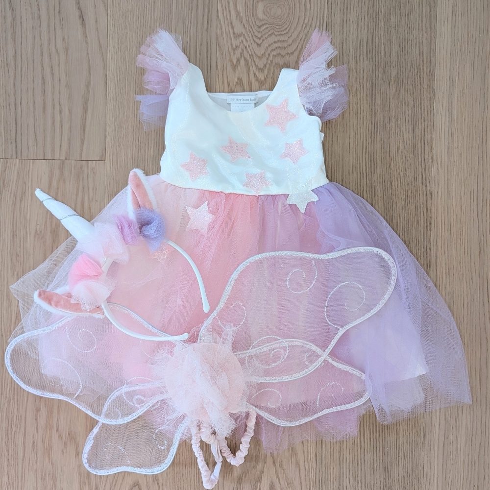 Pottery Barn Kids Light Up Unicorn Tutu 4-6Y - Picture 3 of 3